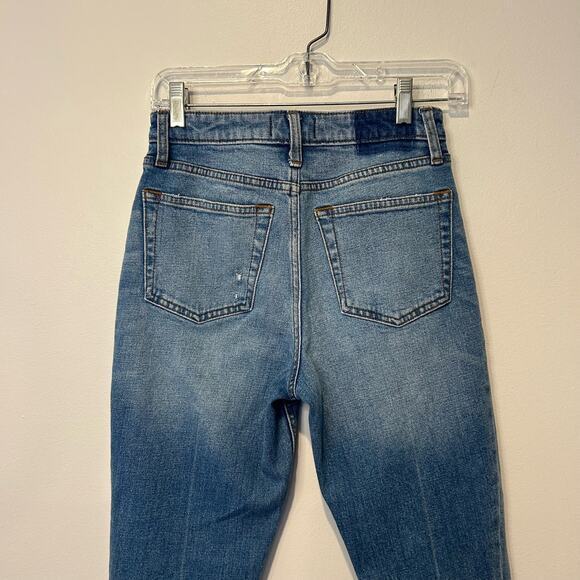 Abercrombie‎ & Fitch Simone High Rise Slim Straight Leg Jeans Size 25 0P Classic - Picture 5 of 7